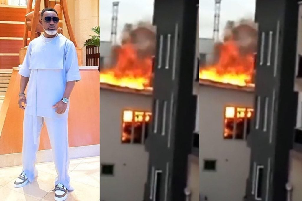 Comedian AY Reacts as Fire Guts his House in Lagos