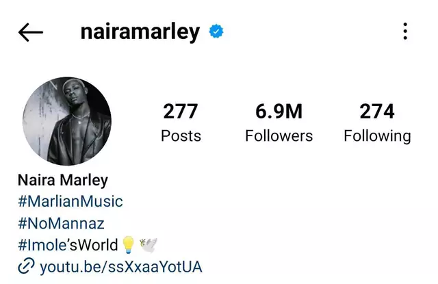 Mohbad: Naira Marley Reportedly Loses 500,000 Instagram Followers